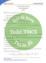 Đề cương ôn tập học kỳ I môn Toán Lớp 8 - Trường THCS Amsterdam